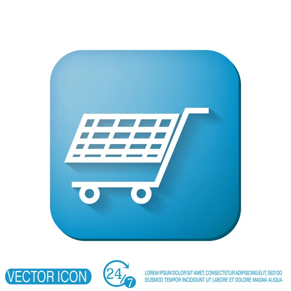 Icono del carrito de compras — Vector de stock