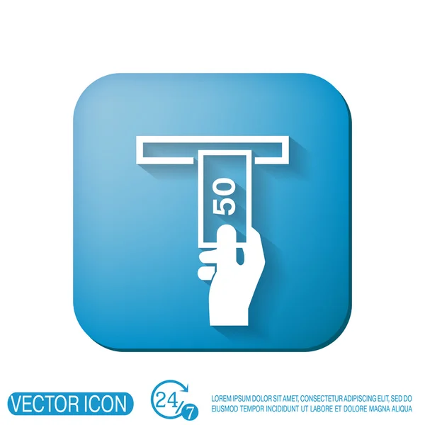 ATM-geldsymbool — Stockvector