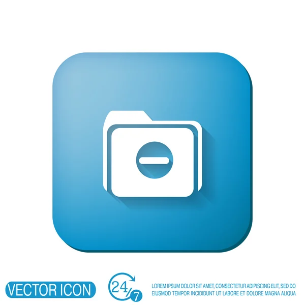 Folder for documents sign — Stock Vector