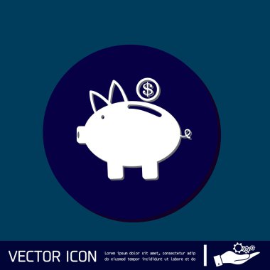 Domuz kumbarası. Paranın sembolü