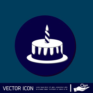 doğum günü pastası simgesi
