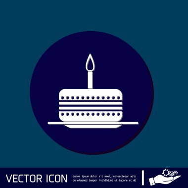 doğum günü pastası simgesi