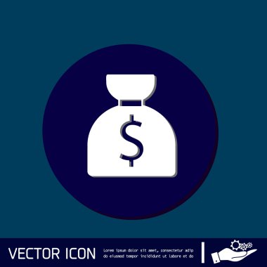 çanta dolusu para simgesi