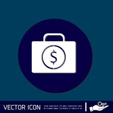 bavulla para simgesi