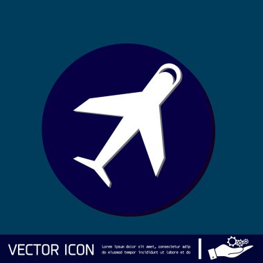 hava seyahat simgesi