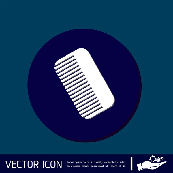 Comb. barbershop. symbol — Stock Vector