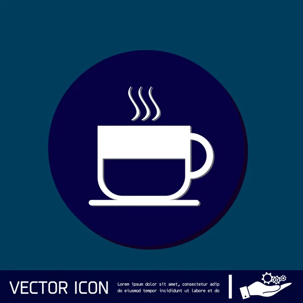 Чашка горячего напитка — стоковый вектор
