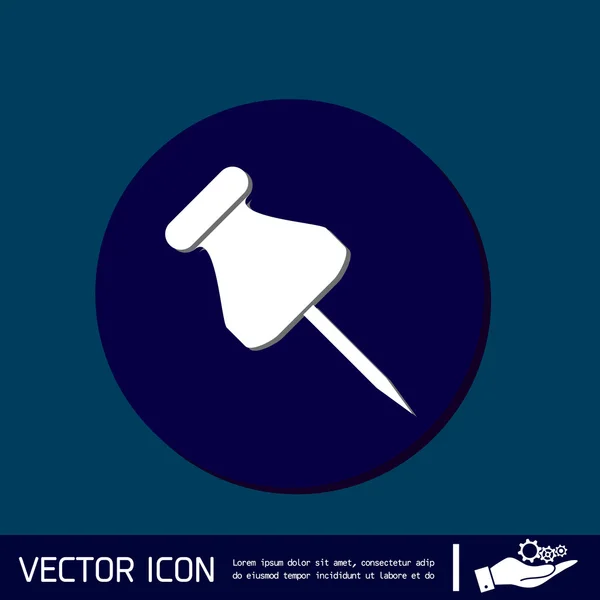 Icono de símbolo suministros de oficina — Vector de stock