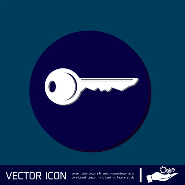 Значок ключа — стоковый вектор