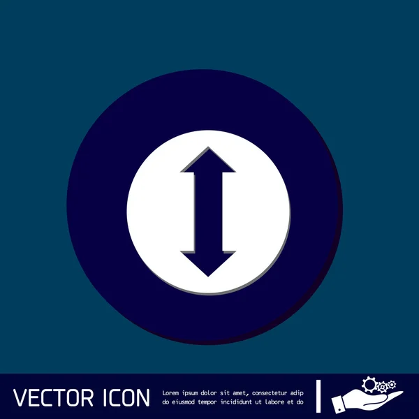 Simbol panah web - Stok Vektor