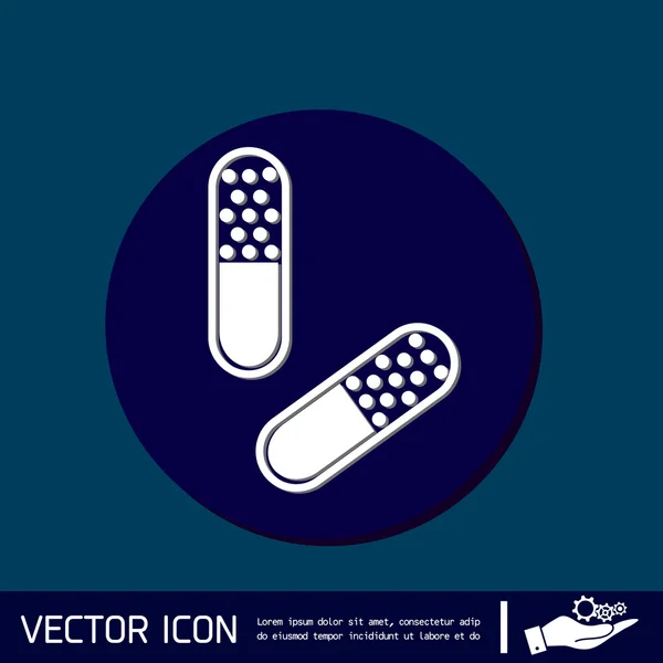 Tabletten-Symbol — Stockvektor