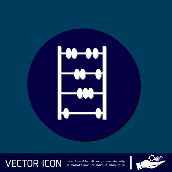 Старая икона ретро-абака — стоковый вектор
