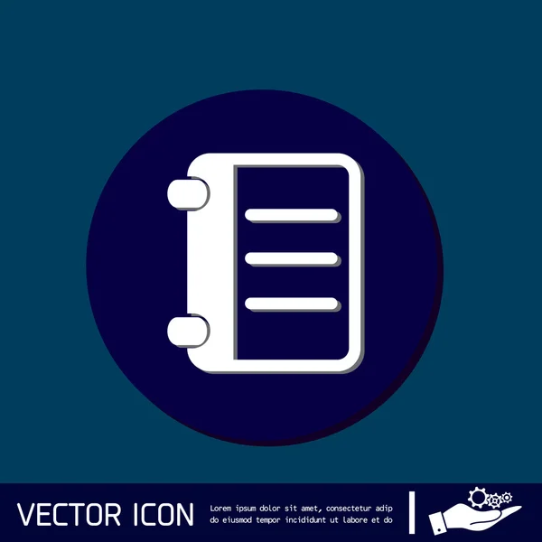 Libreta de direcciones — Vector de stock