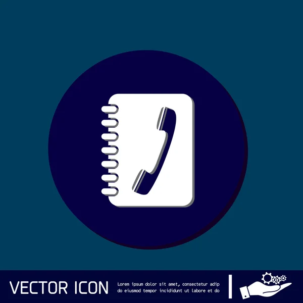 Libreta de direcciones — Vector de stock