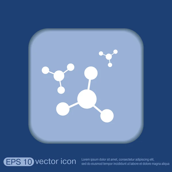 原子，分子符号图标 — 图库矢量图片