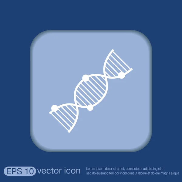 DNA helix. Medical Research character — Stock Vector
