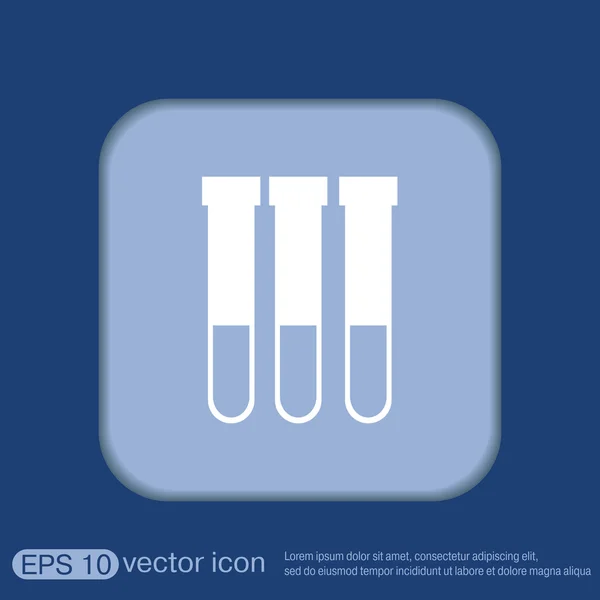 Kolf lamp geneeskunde of chemie — Stockvector