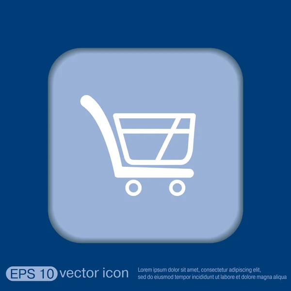 Shopping cart icon — Stock Vector