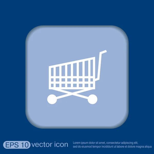 Icono del carrito de compras — Vector de stock