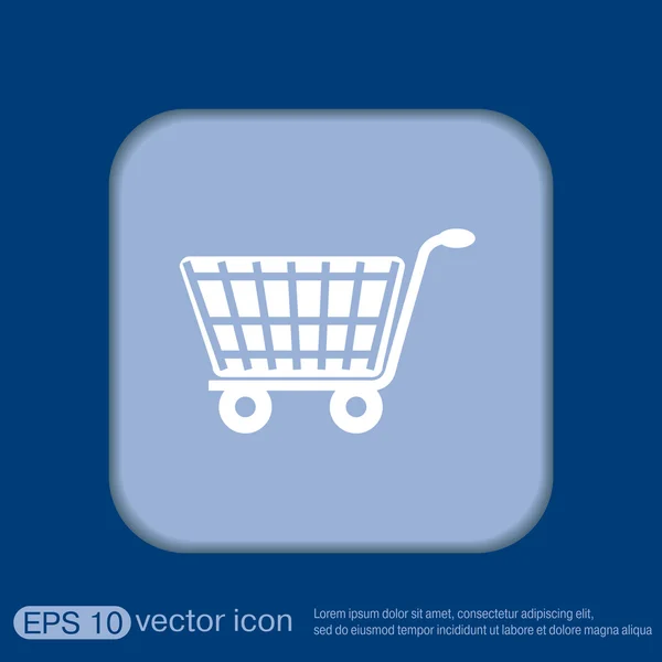 Icono del carrito de compras — Vector de stock