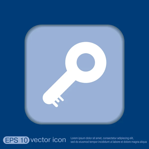 Key symbol icon — Stock Vector