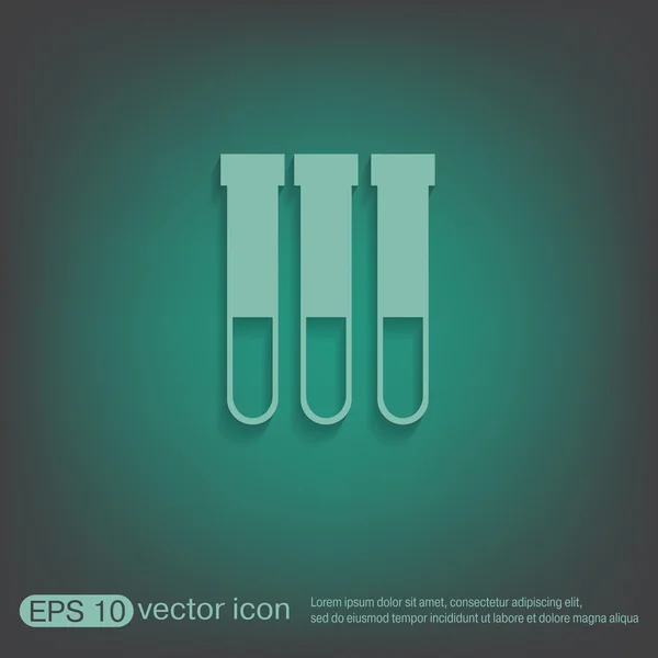 Kolby medycyna żarówki lub chemia — Wektor stockowy