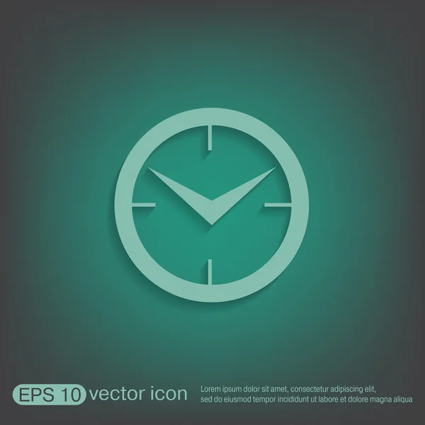 Reloj, reloj de iconos — Archivo Imágenes Vectoriales