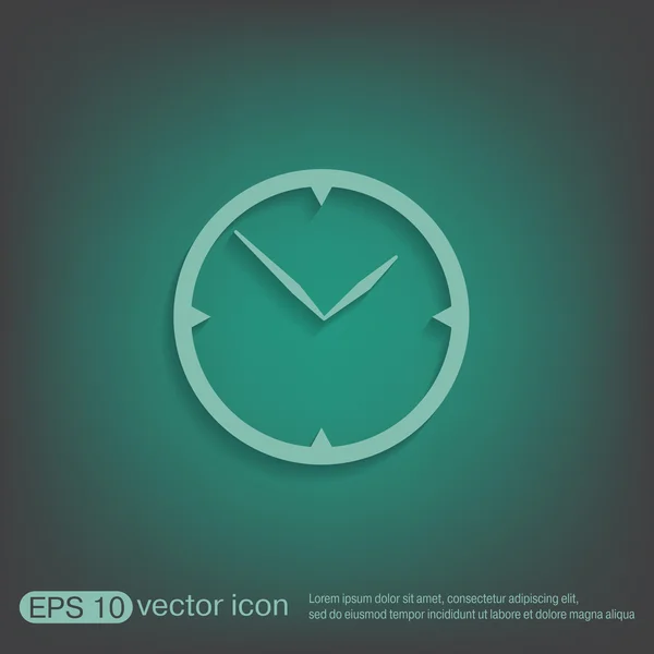 Reloj Icono reloj — Vector de stock