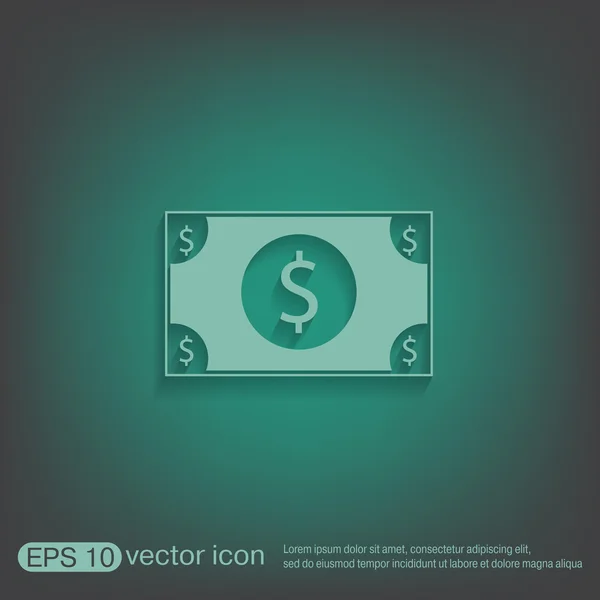 Символ bill долар — стоковий вектор