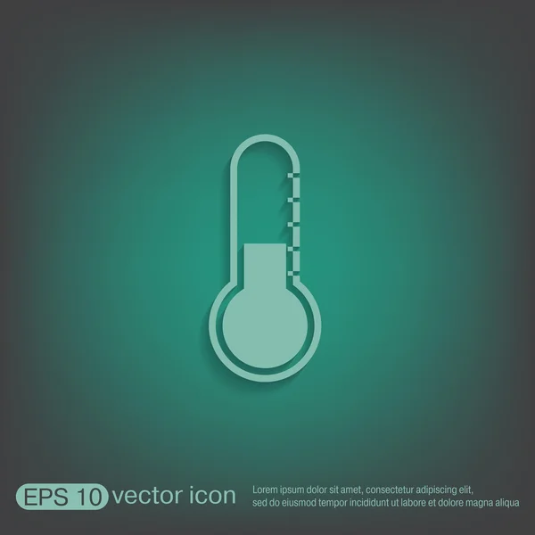 Thermometer icon. temperature symbol — Stock Vector