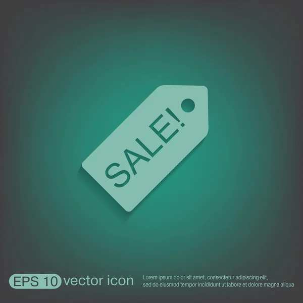 Sale label sign — Stock Vector