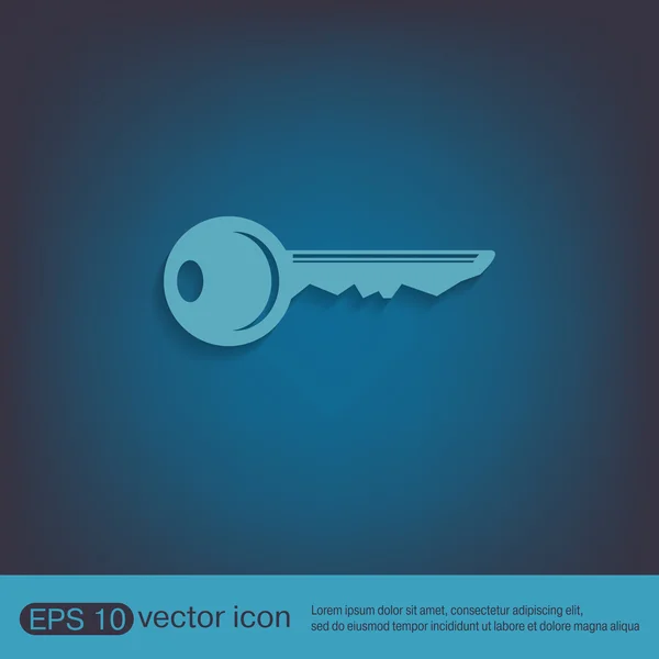 Key symbol icon — Stock Vector