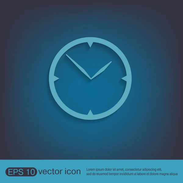 Clock, Icon watch. — Stock Vector