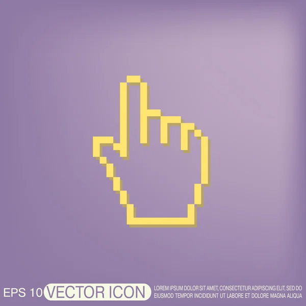 Muis handcursor — Stockvector