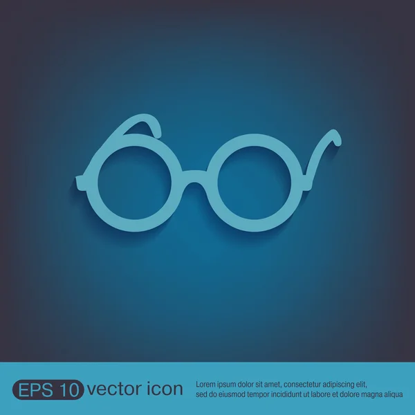 Glasses icon illustration — Stock Vector