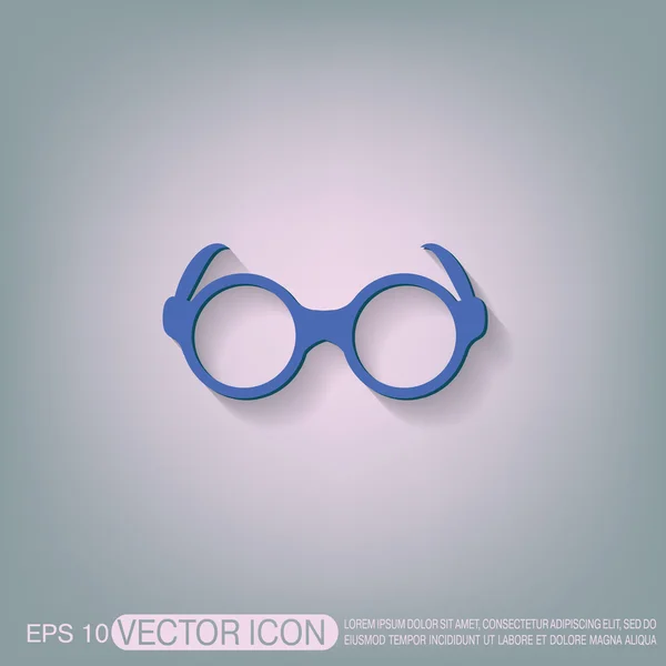 Illustration icône lunettes — Image vectorielle