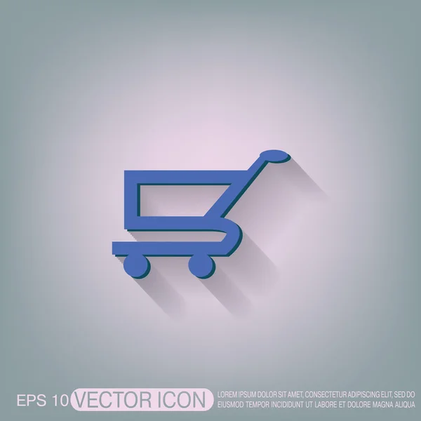 Icono del carrito de compras — Vector de stock