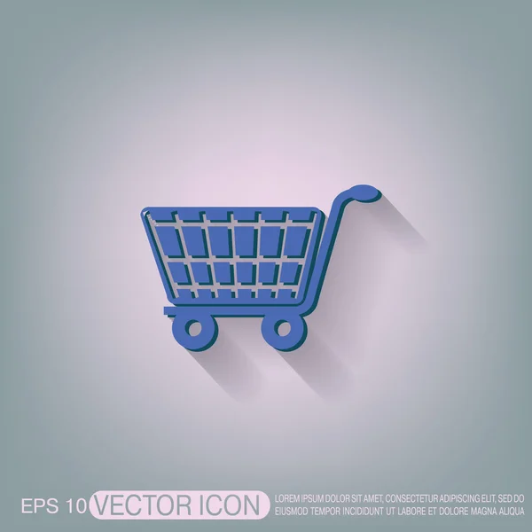 Icono del carrito de compras — Vector de stock