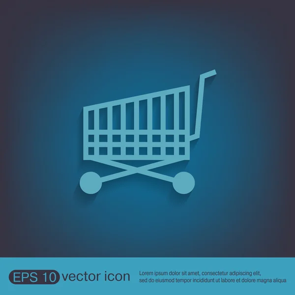 Icono del carrito de compras — Vector de stock