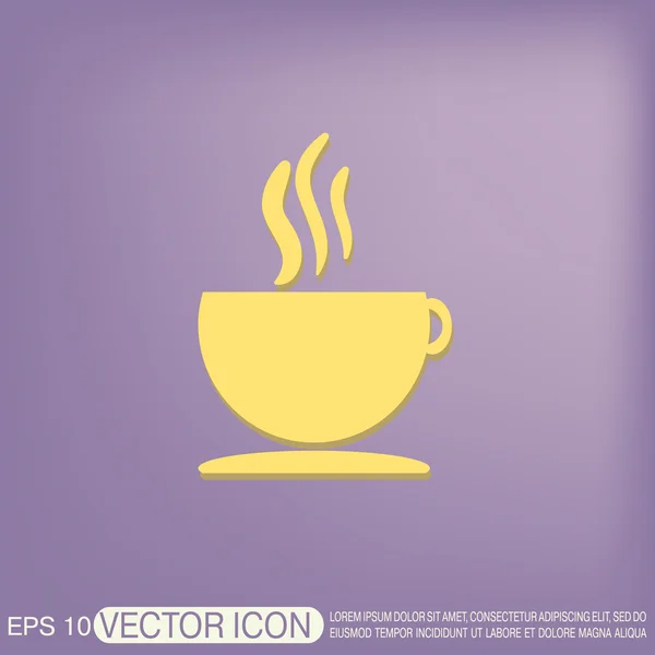 Чашка горячего напитка — стоковый вектор