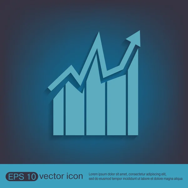 Figura diagrama gráfico . — Vector de stock