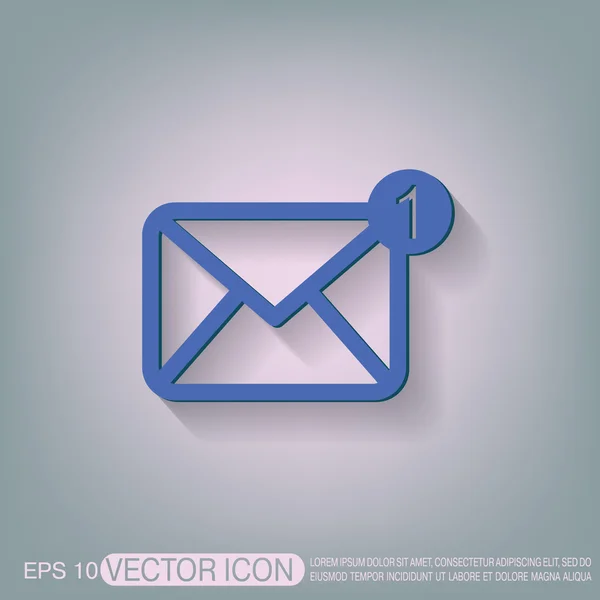 Postal envelope e-mail symbol . Vector Graphics