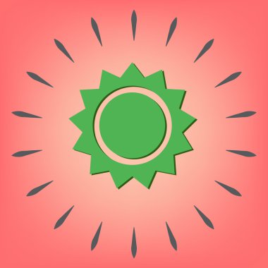 Hava simgesi. Güneş