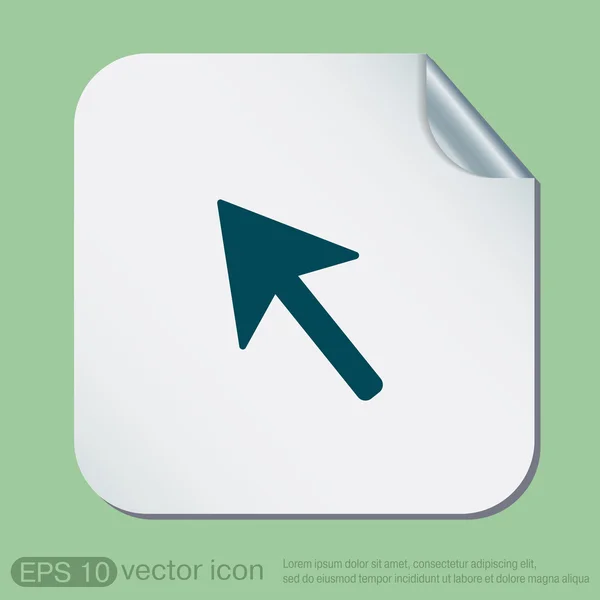 Webpfeil-Symbol — Stockvektor