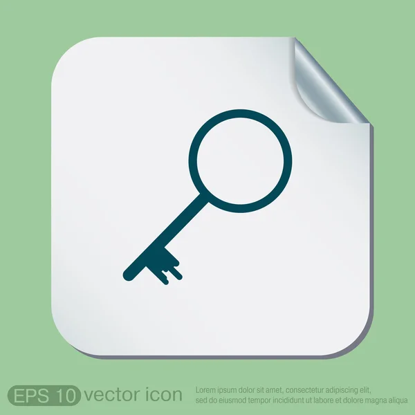 Key symbol icon — Stock Vector