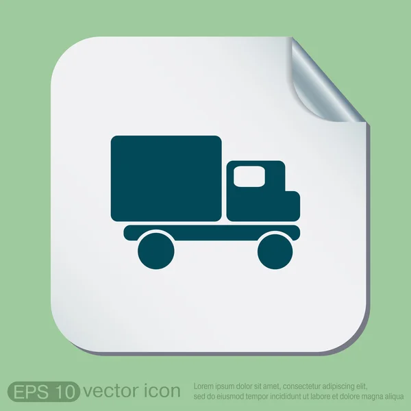 Truck. Logistic icon. symbol — Stock Vector