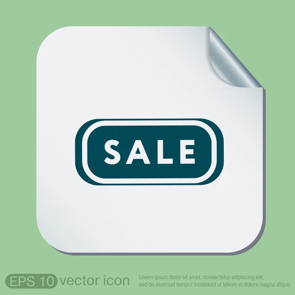 Sale label sign — Stock Vector