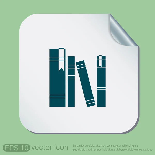 Book spine. spines of books. — Stock Vector