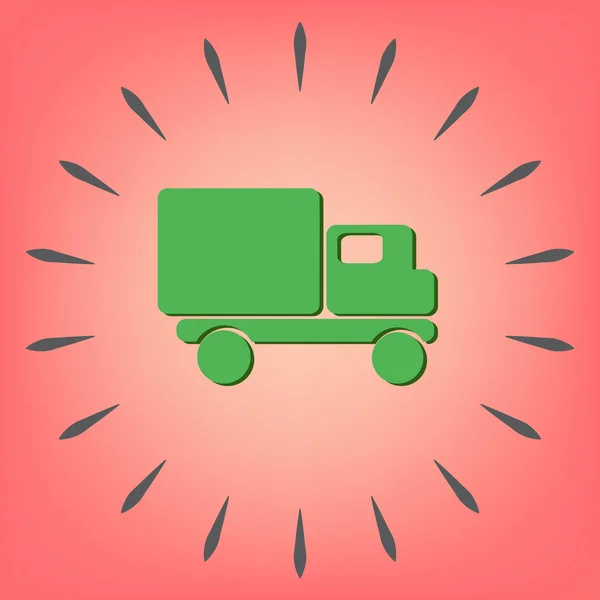 Truck. Logistic icon. — Stock Vector