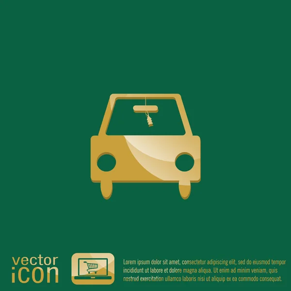 Icono de coche. Vehículos — Archivo Imágenes Vectoriales
